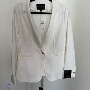 White Banana Republic blazer